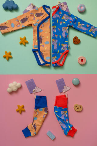 Every one of our playful prints and vibrant patterns is designed to bring a smile—because life with a baby is messy, magical and a whole lot more fun in color!